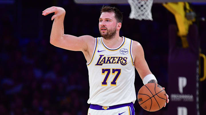 Los Angeles Lakers guard Luka Doncic.