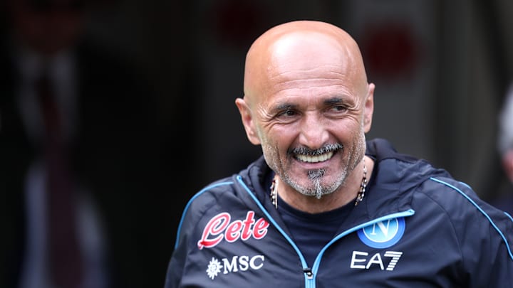 Luciano Spalletti, head coach of Ssc Napoli ,  looks on...