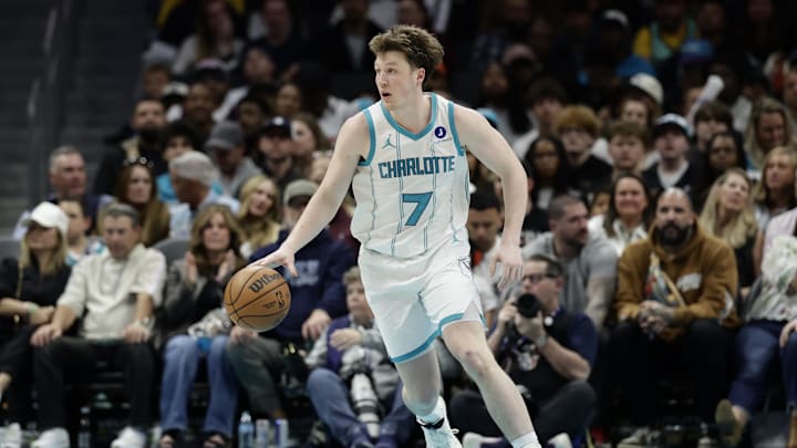 Charlotte Hornets guard/forward Kon Knueppel is a solid prop target on April 2. 