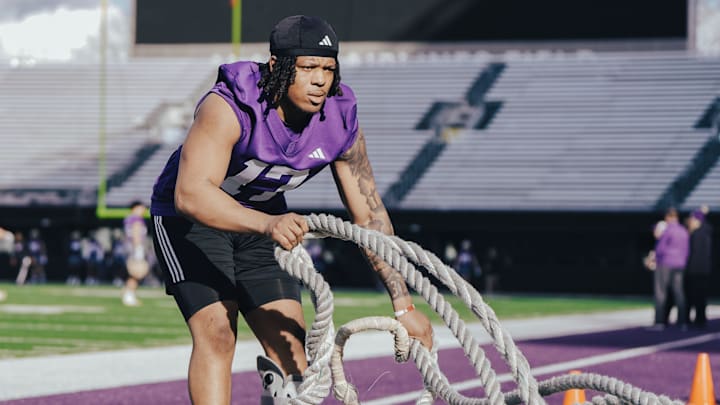 Deven Bryant, with an injured foot, stayed in shape during 2024 spring ball. 