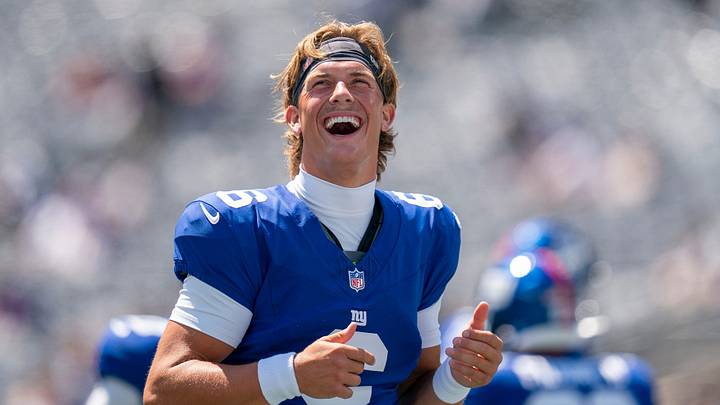New York Giants quarterback Jaxson Dart