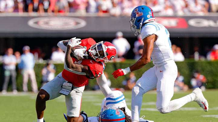 Nate Frazier, Tahj Chambers, Georgia Bulldogs, Ole Miss Rebels