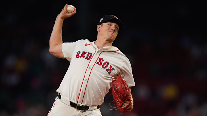 Sep 11, 2024; Boston, Massachusetts, USA; Boston Red Sox starting pitcher Nick Pivetta (37) throws a pitch against the Baltimore Orioles in the first inning at Fenway Park. Mandatory Credit: David Butler II-Imagn Images Sep 11, 2024; Boston, Massachusetts, USA; Boston Red Sox starting pitcher Nick Pivetta (37) throws a pitch against the Baltimore Orioles in the first inning at Fenway Park. Mandatory Credit: David Butler II-Imagn Images