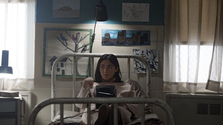 Isabelle Fuhrman as "Esther" in Orphan: First Kill from Paramount Players, eOne, and Dark Castle Entertainment. 