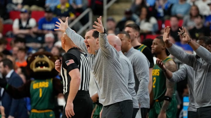 Baylor Bears head coach Scott Drew 