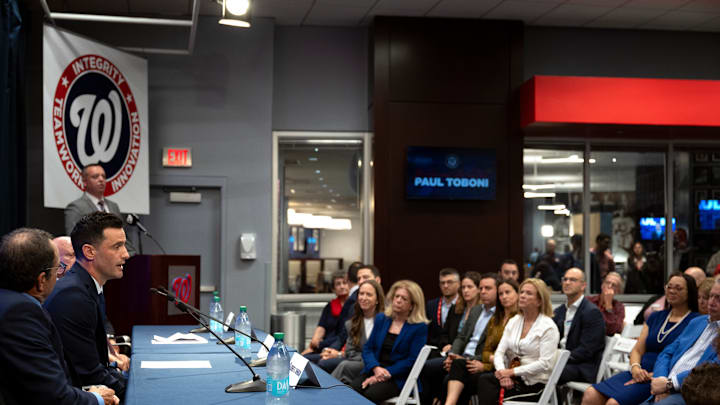 Washington Nationals President of Baseball Operations Paul Toboni Washington Nationals President of Baseball Operations Paul Toboni