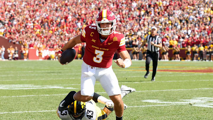Rocco Becht and Iowa State are favored against Arizona on Saturday.
