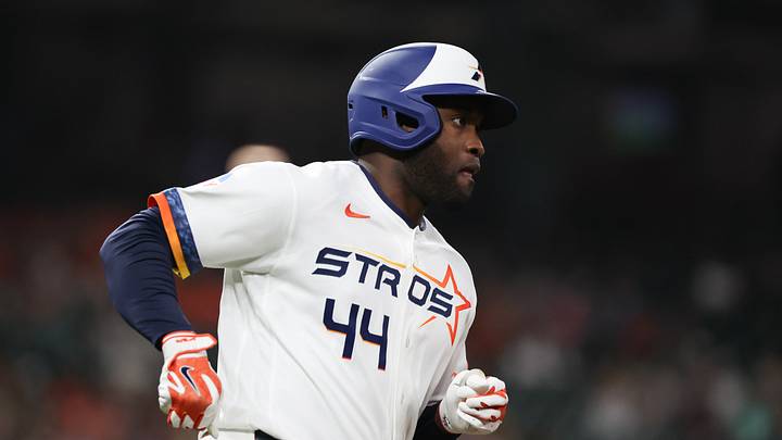 Houston Astros designated hitter Yordan Alvarez. Houston Astros designated hitter Yordan Alvarez.