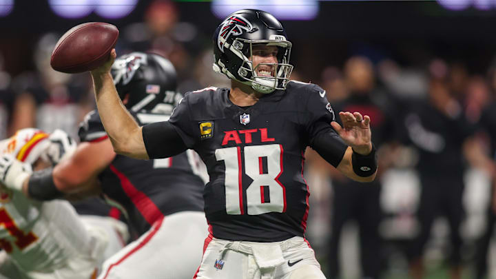 Atlanta Falcons quarterback Kirk Cousins. Atlanta Falcons quarterback Kirk Cousins.