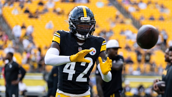 Pittsburgh Steelers cornerback James Pierre