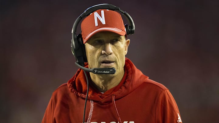 Oct 29, 2016; Madison, WI, USA;  Nebraska Cornhuskers head coach Mike Riley looks on during the third quarter against the Wisconsin Badgers at Camp Randall Stadium.  Wisconsin won 23-17.  