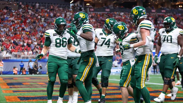 Sep 5, 2026; Atlanta, Georgia, USA; Baylor Bears wide receiver Louis Brown IV Sep 5, 2026; Atlanta, Georgia, USA; Baylor Bears wide receiver Louis Brown IV