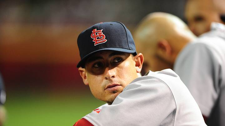 Apr. 19, 2010; Phoenix, AZ, USA; St. Louis Cardinals outfielder Allen Craig against the Arizona Diamondbacks at Chase Field. Mandatory Credit: Mark J. Rebilas-USA TODAY Sports Apr. 19, 2010; Phoenix, AZ, USA; St. Louis Cardinals outfielder Allen Craig against the Arizona Diamondbacks at Chase Field. Mandatory Credit: Mark J. Rebilas-USA TODAY Sports