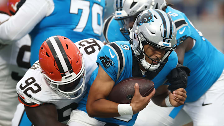 Sam Kamara: Cleveland Browns v Carolina Panthers - NFL Preseason 2025