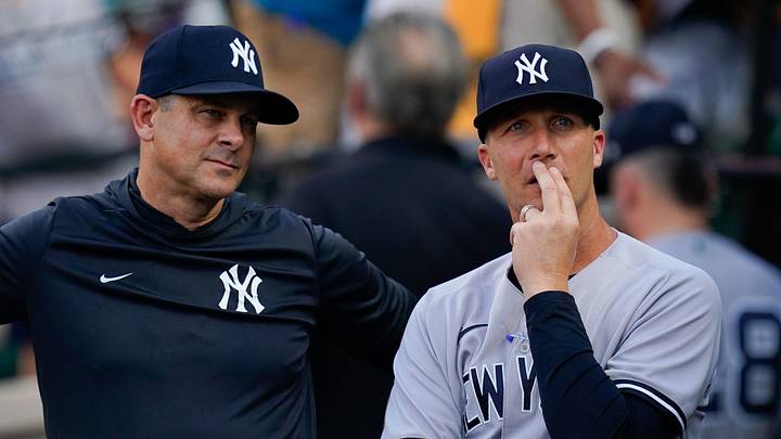 New York Yankees hitting coach Dillon Lawson. Credit: Tommy Gilligan-USA TODAY Sports New York Yankees hitting coach Dillon Lawson. Credit: Tommy Gilligan-USA TODAY Sports