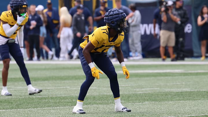 West Virginia University defensive back Zae Jennings.