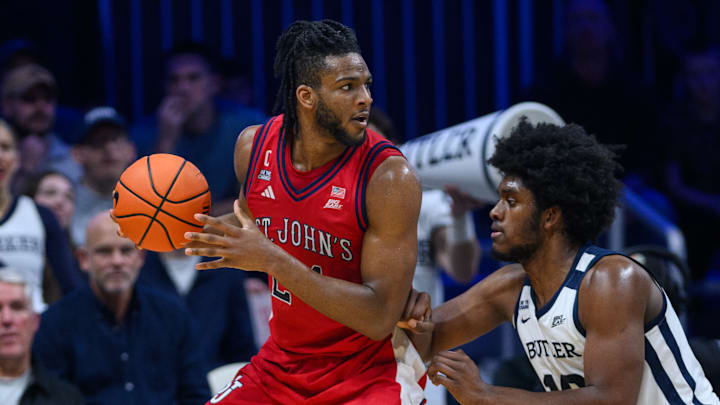 COLLEGE BASKETBALL: JAN 06 St. John's at Butler; St. John's basketball center Zuby Ejiofor