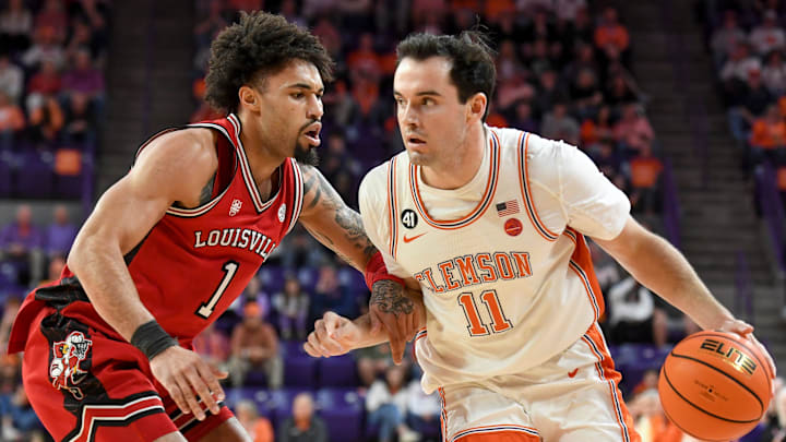Clemson downed No. 24 Louisville at Littlejohn Coliseum on Saturday afternoon. 