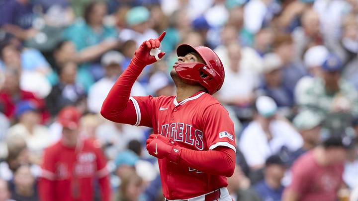 Sep 14, 2025; Seattle, Washington, USA; Los Angeles Angels second baseman Christian Moore (4) rounds the bases on a solo home run during the fifth inning against the Seattle Mariners at T-Mobile Park. Mandatory Credit: John Froschauer-Imagn Images Sep 14, 2025; Seattle, Washington, USA; Los Angeles Angels second baseman Christian Moore (4) rounds the bases on a solo home run during the fifth inning against the Seattle Mariners at T-Mobile Park. Mandatory Credit: John Froschauer-Imagn Images