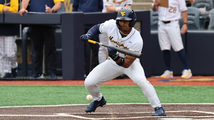 West Virginia outfielder Armani Guzman