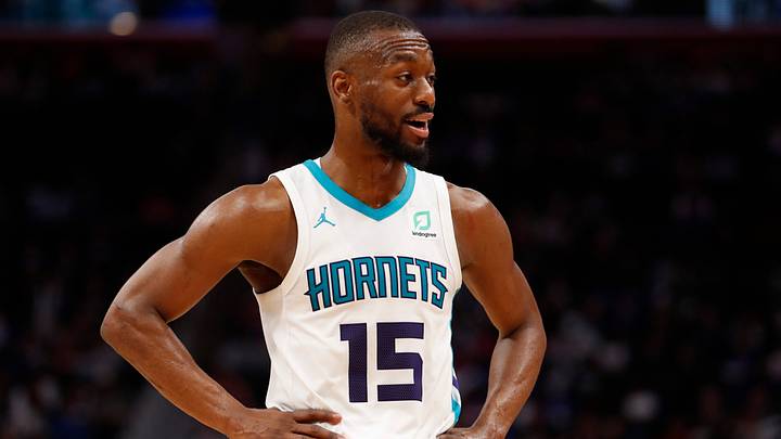 Apr 7, 2019; Detroit, MI, USA; Charlotte Hornets guard Kemba Walker (15) talks to his bench during the fourth quarter against the Detroit Pistons at Little Caesars Arena. Mandatory Credit: Raj Mehta-USA TODAY Sports Apr 7, 2019; Detroit, MI, USA; Charlotte Hornets guard Kemba Walker (15) talks to his bench during the fourth quarter against the Detroit Pistons at Little Caesars Arena. Mandatory Credit: Raj Mehta-USA TODAY Sports