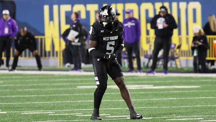 West Virginia University safety Fred Perry West Virginia University safety Fred Perry