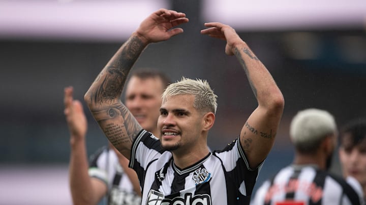 Newcastle United midfielder Bruno Guimaraes- Premier League