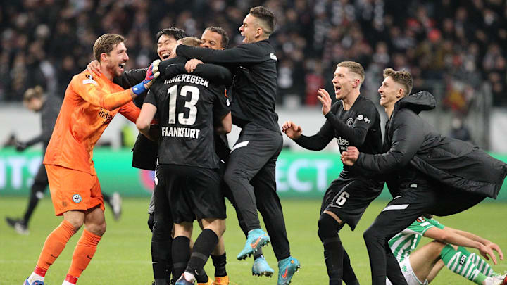 Der Jubel nach dem Last-Minute-Erfolg gegen Betis war riesig