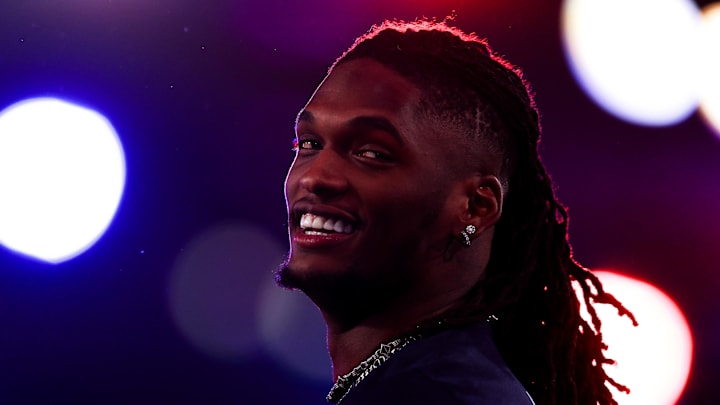 Feb 1, 2024; Orlando, FL, USA;  Dallas Cowboys wide receiver CeeDee Lamb (88) participates
