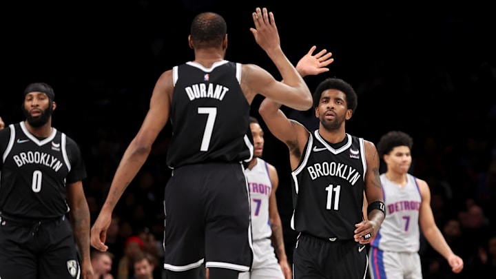 Brooklyn Nets guard Kyrie Irving.