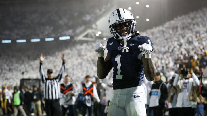 Sep 23, 2023; University Park, Pennsylvania, USA; Penn State Nittany Lions wide receiver KeAndre