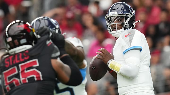 Tennessee Titans quarterback Cam Ward