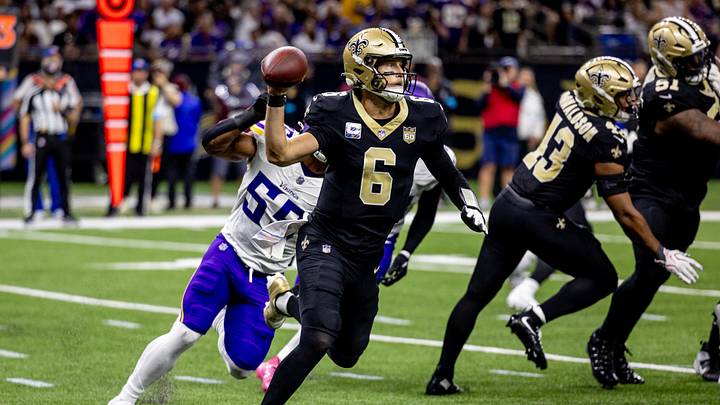 New Orleans Saints quarterback Tyler Shough