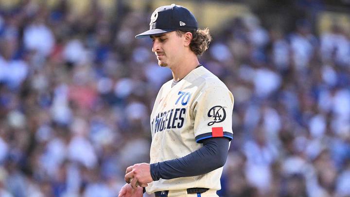 Milwaukee Brewers defeated the Los Angeles Dodgers 4-1 to win a baseball game. Milwaukee Brewers defeated the Los Angeles Dodgers 4-1 to win a baseball game.