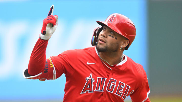Los Angeles Angels third baseman Yoán Moncada