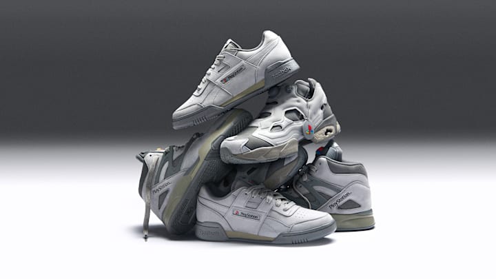 靴 Reebok PlayStation Workout Plus UK 8.5 PlayStation x Reebok Workout Plus Light Grey | PLAYSTATION