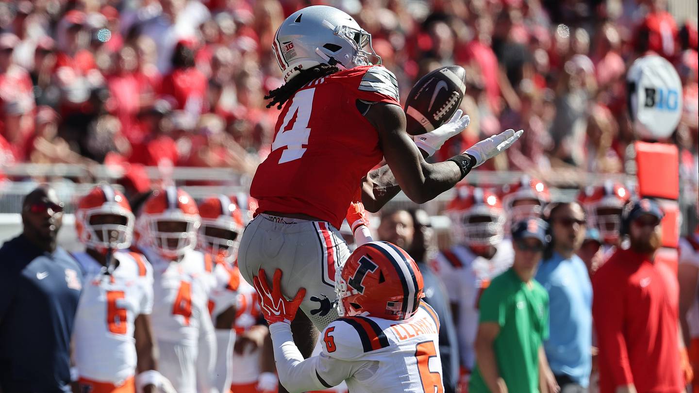 Inside Jeremiah Smith’s Record-Tying Career Day Against Illinois