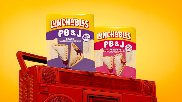 Lunchables peanut butter and jelly sandwiches