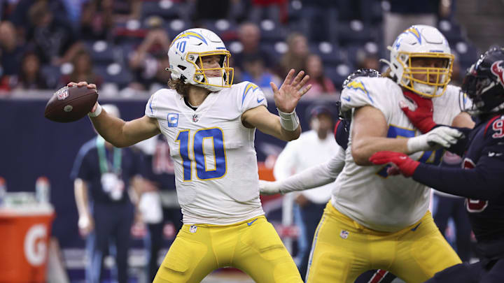 Los Angeles Chargers quarterback Justin Herbert.