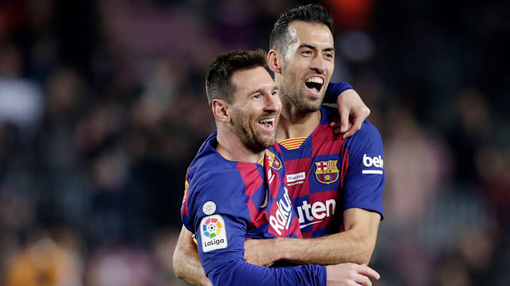 Lionel Messi y Sergio Busquets cuando eran compañeros en el FC Barcelona
