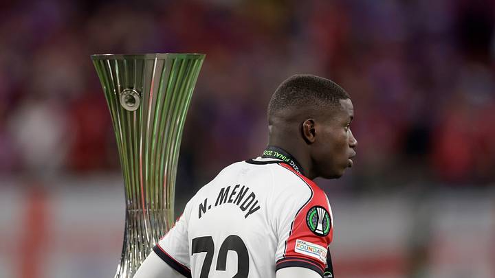Mendy and his teammates lost to Palace in the Conference League final Mendy and his teammates lost to Palace in the Conference League final