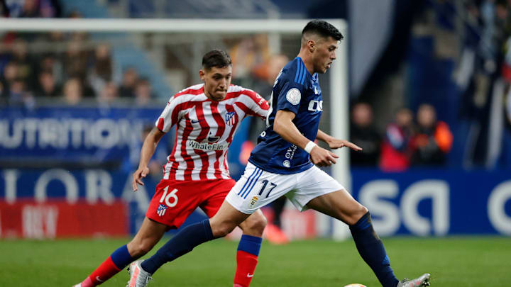 Alonso Aceves en un partido ante el Atlético de Madrid.