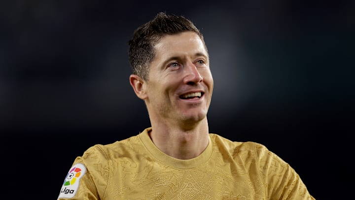Lewandowski con el FC Barcelona