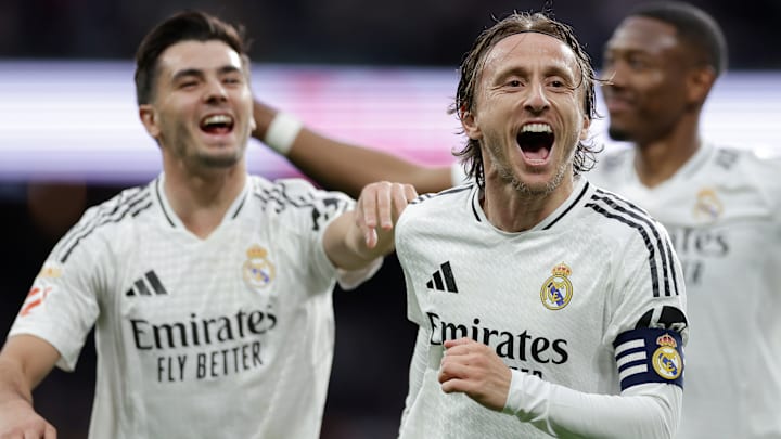 Luka Modric a mis un magnifique but face à Girona. 