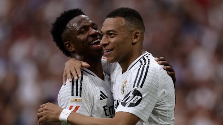 Kylian Mbappé et Vinicius Jr se retrouveront mercredi contre Al-Hilal. Kylian Mbappé et Vinicius Jr se retrouveront mercredi contre Al-Hilal.