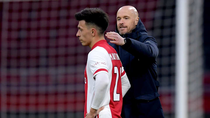 Lisandro Martinez und Erik ten Hag