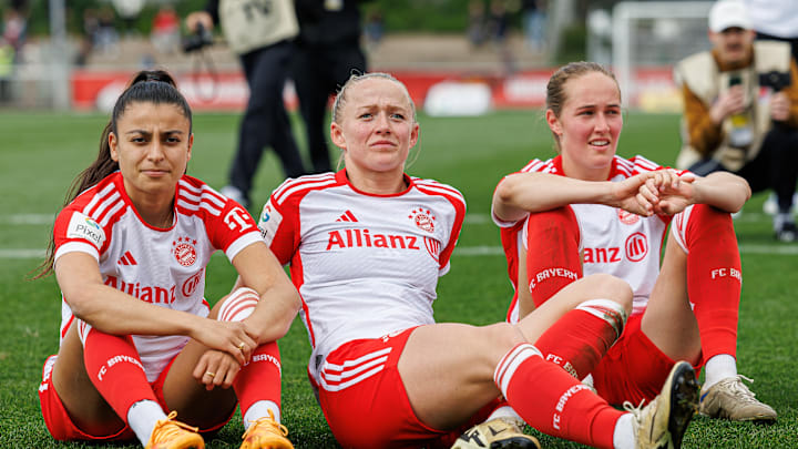 Verlässt Inès Belloumou (links) den FC Bayern? Verlässt Inès Belloumou (links) den FC Bayern?