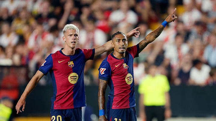 Dani Olmo (l.) und Raphinha