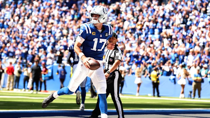 Indianapolis Colts quarterback Daniel Jones