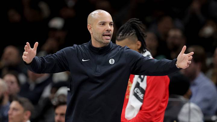 Feb 11, 2026; Brooklyn, New York, USA; Brooklyn Nets head coach Jordi Fernandez coaches against the Indiana Pacers during the second quarter at Barclays Center. Mandatory Credit: Brad Penner-Imagn Images Feb 11, 2026; Brooklyn, New York, USA; Brooklyn Nets head coach Jordi Fernandez coaches against the Indiana Pacers during the second quarter at Barclays Center. Mandatory Credit: Brad Penner-Imagn Images